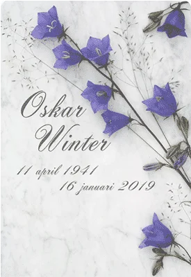 Gravsten med lätt rundade hörn